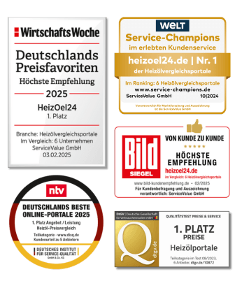 Joey Kelly mit HeizOel24 Auszeichnungen und Testsiegeln